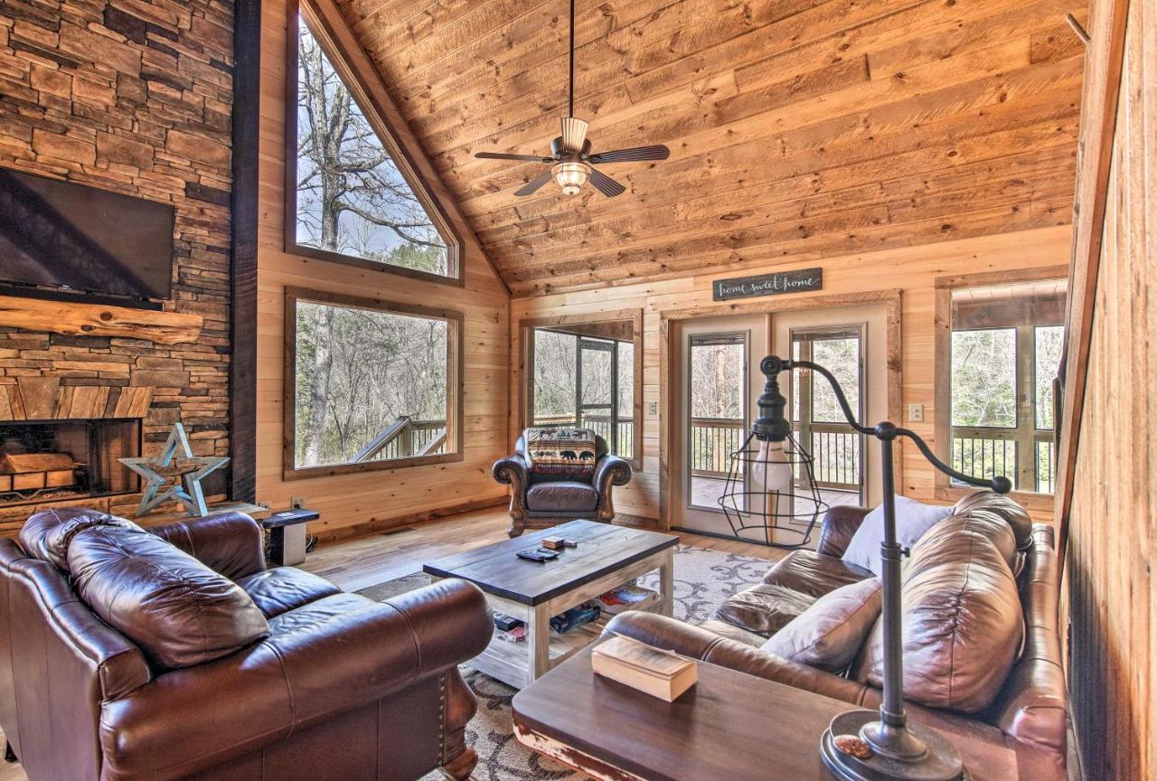Modern Murphy Cabin With Nottely River Views! ภายนอก รูปภาพ