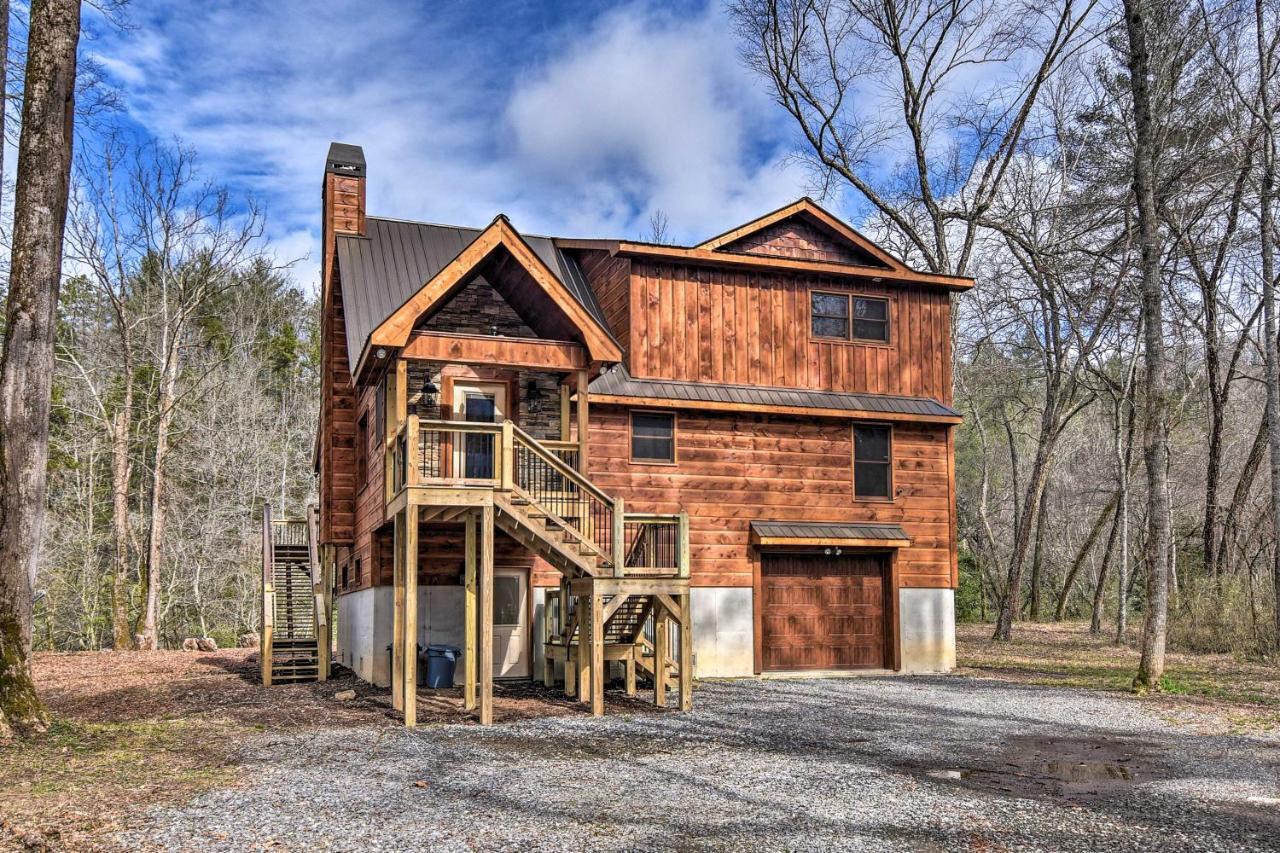 Modern Murphy Cabin With Nottely River Views! ภายนอก รูปภาพ